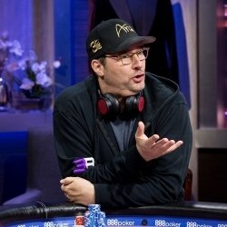 Phil Hellmuth playing poker