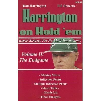 Poker strategy books: Harrington on Hold'em