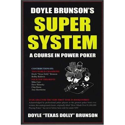 Poker strategy book: Super System