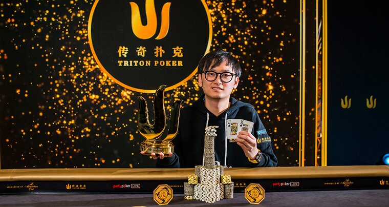 Triton poker Super High Roller Series Champion Wai Kin Yong