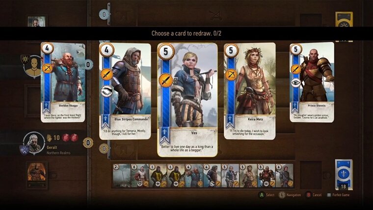 poker in video games: Gwent in the Witcher