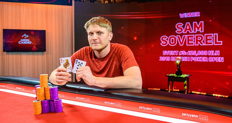 British Poker Open winner Sam Soverel