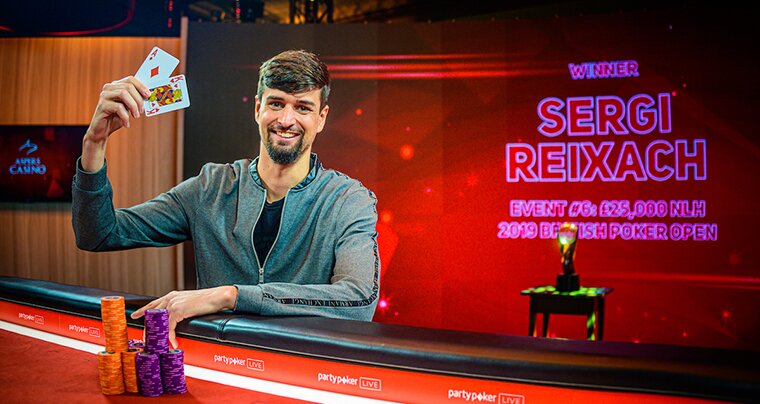 British Poker Open champion Sergi Reixach