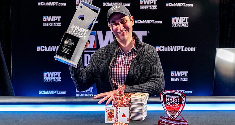 William Muniz won the WPTDeepStacks Hollywood event for more than $225,000 in addition to taking down an Omaha event on his day off.