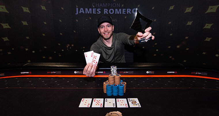 James Romero is the MILLIONS South American Super High Roller champion, a result that netted him $325,000.