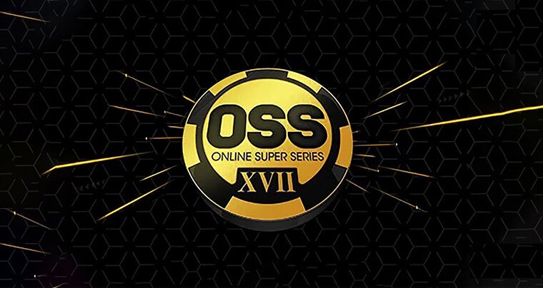 The official black and gold logo of the Online Super Series XVII
