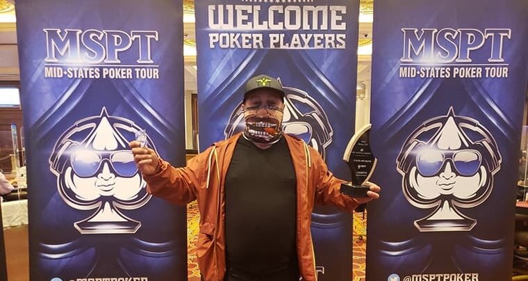 Johnny Oshana is the MSPT Poker Bowl V champion, an accolade that came with $130,000