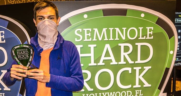 Arthur Conan won the $50,000 Super High Roller event at the Seminole SHRPS