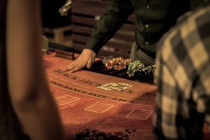 table and dealer