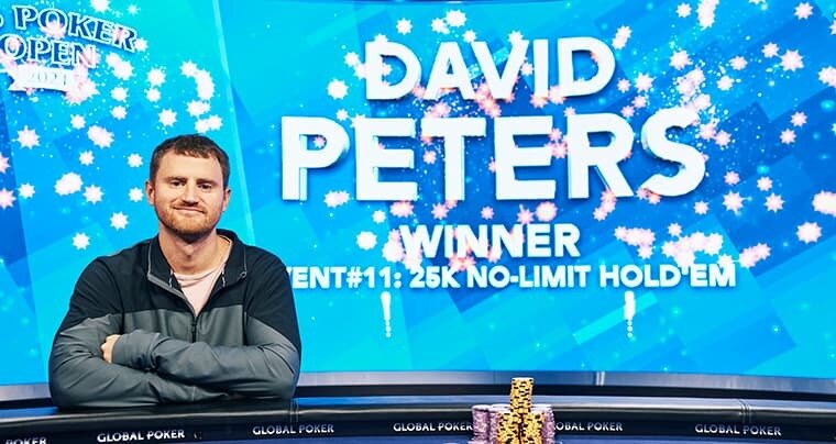 David Peters is the 2021 US Poker Open champion