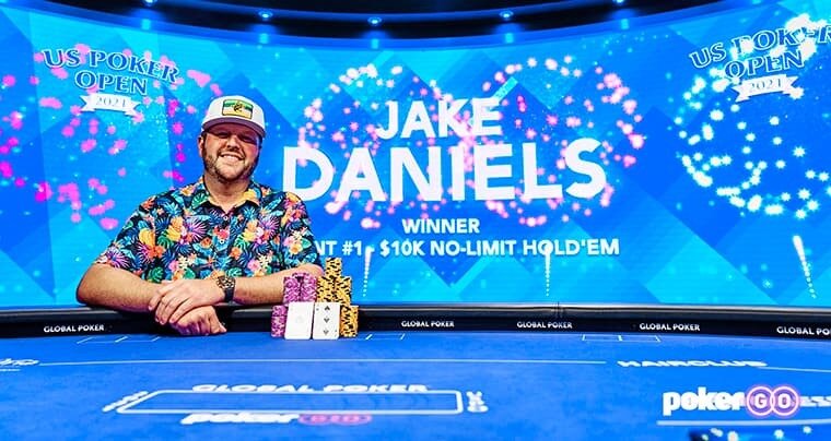 Jake Daniels is a U.S. Poker Open champion