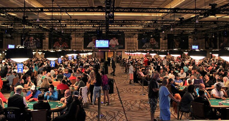 A view from the Rio during WSOP