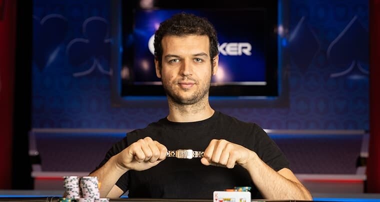 Australia's Michael ddamo won his third WSOP bracelet by taking down the $50,000 No-Limit Hold'em High Roller event in Las Vegas.