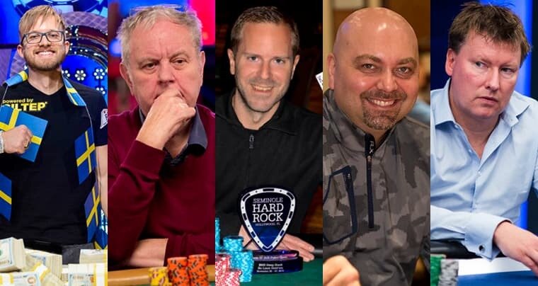 There is something about Swedish poker players that makes them formidable opponents, especially these five big live tournament winners.