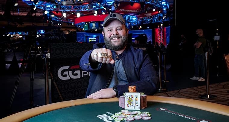 California's Scott Ball won a bracelet in the early part of the 2021 WSOP. Now he has a second after taking down the Little One for One Drop.