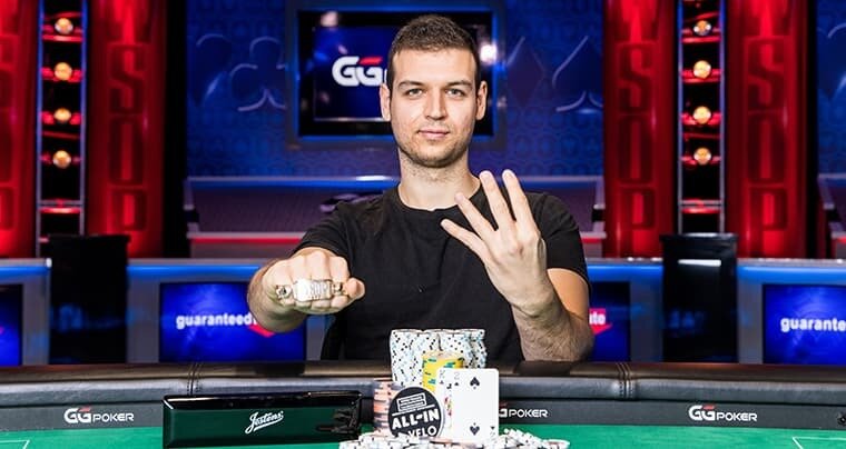 Australian high-stakes pro Michael Addamo won his fourth WSOP bracelet and another $1.9 million by taking down the $100,000 High Roller.
