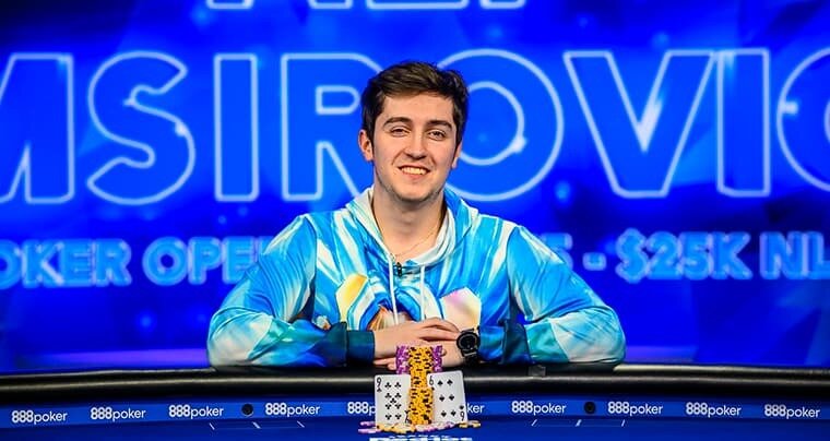 Ali Imsirovic won a $10,000 Aria High Roller event in Las Vegas for $120,000, whch was his 13th outright victory of the current year.