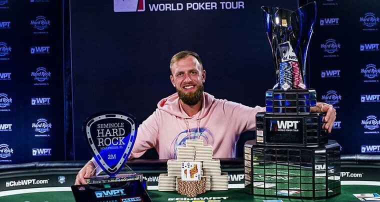 Lithuanian poker pro Gediminas Uselis can call himself a World Poker Tour champion after he won the WPT Seminole Rock 'N' Roll Open.