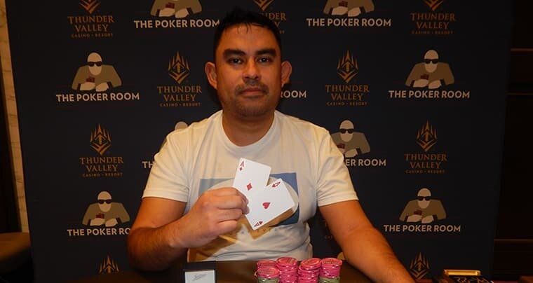 Victor Paredes won the WSOPC Thunder Valley Main Event for $169,294 a few months after narrowly missing out on a WSOP bracelet.