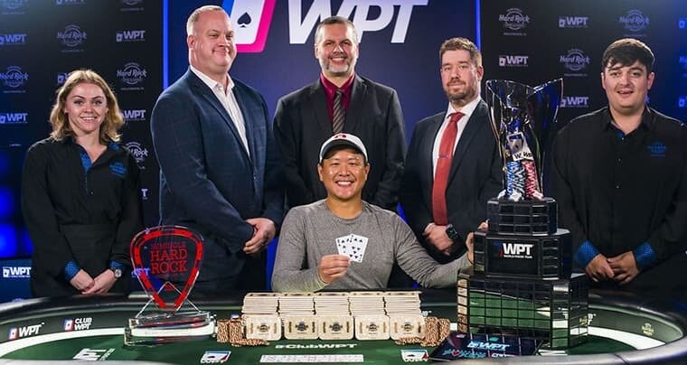 Alexander Yen outlasted 1,981 opponents to become the WPT Lucky Hearts Poker Open Main Event champion, and bank $975,240.