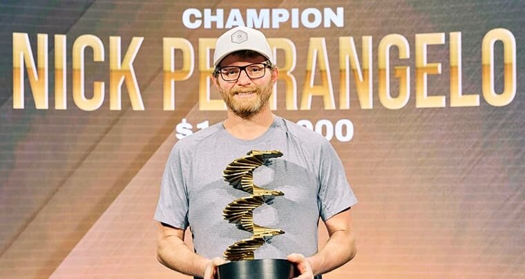 Nick Petrangelo won back-to-back events in the Stairway to Millions series, a brace of results that earned him almost $1.6 million.