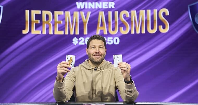 Jeremy Ausmus took down yet another high roller poker tournament when he took down the $15,000 PokerGO Cup event in Las Vegas.